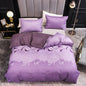 Three piece bedding set, plain duvet cover and 2 pillowcases