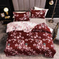 Three piece bedding set, plain duvet cover and 2 pillowcases