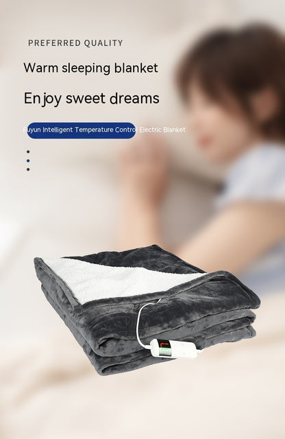 European Standard Electric Blanket Dormitory Thermal Shop Intelligent Temperature Control Electric Heating Cover Blanket