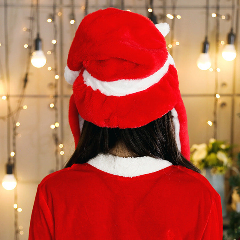 Animal Hat Ear Moving Jumping Hat Pop Up Ears Plush Hat Cap Headband for Women Girls