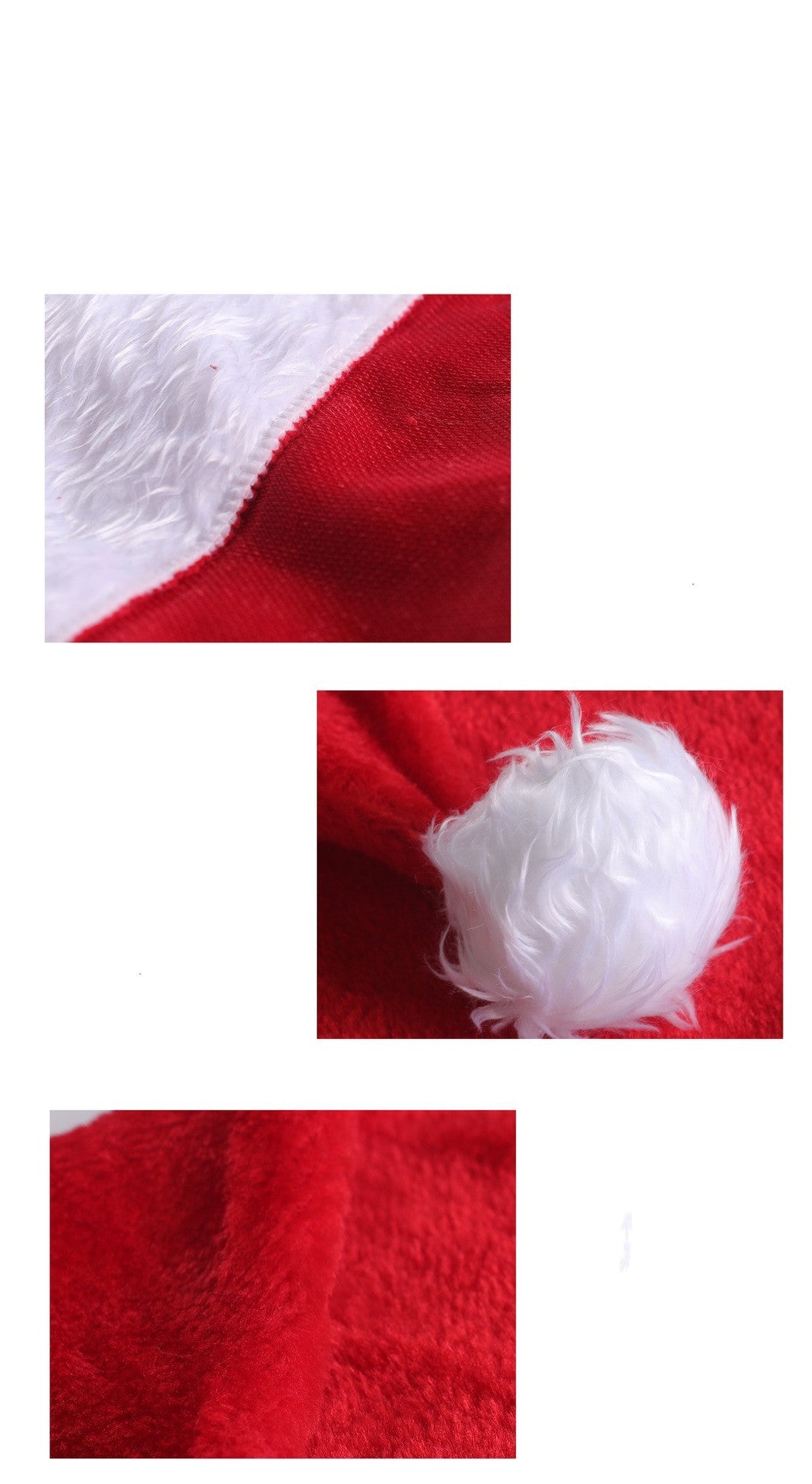 Plush Santa Hat - Light Up, Funny Christmas Hats for Kids & Adults